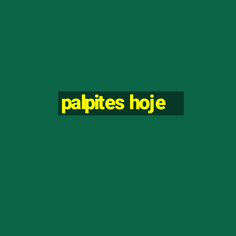 palpites hoje