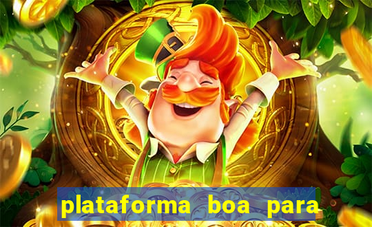 plataforma boa para jogar fortune tiger