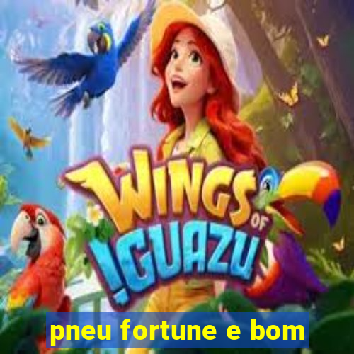 pneu fortune e bom