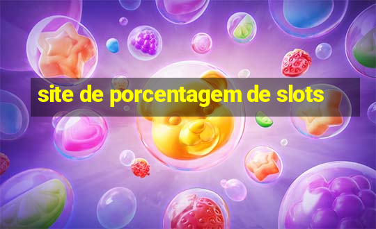 site de porcentagem de slots