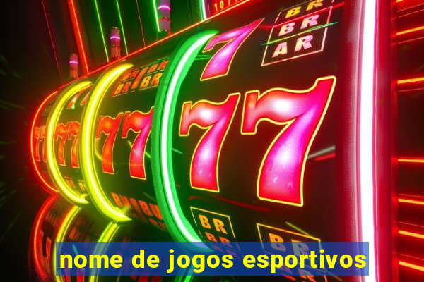 nome de jogos esportivos