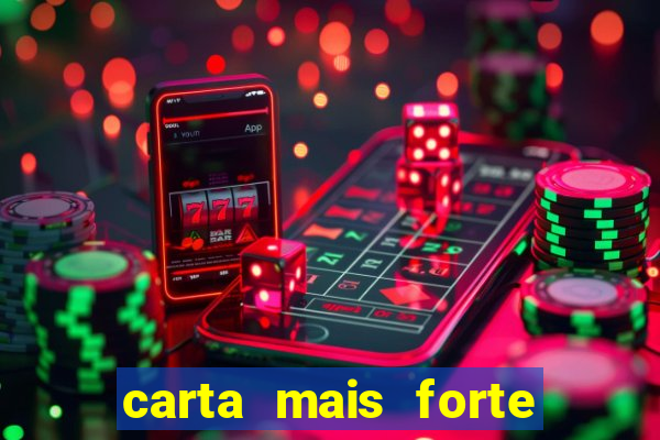 carta mais forte do poker