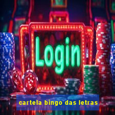 cartela bingo das letras