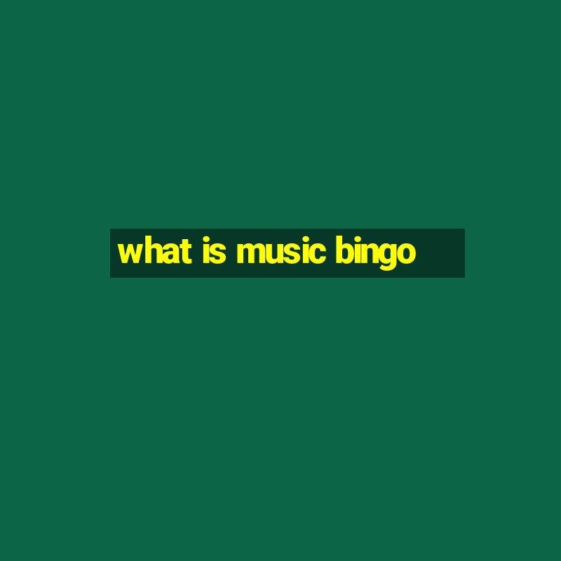 what is music bingo