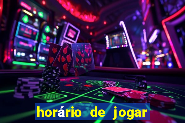 horário de jogar fortune rabbit