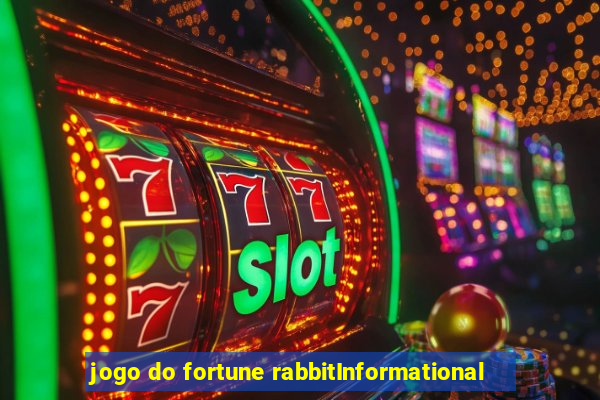 jogo do fortune rabbitInformational