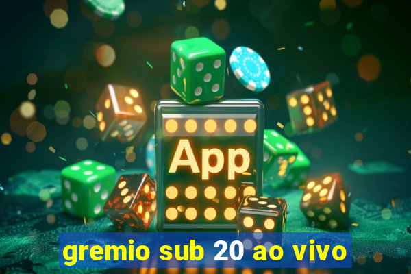 gremio sub 20 ao vivo