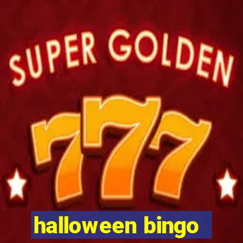 halloween bingo