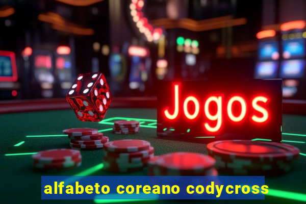 alfabeto coreano codycross