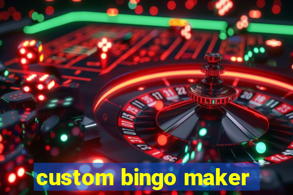 custom bingo maker