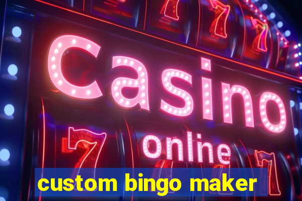 custom bingo maker