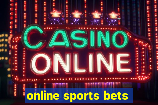 online sports bets