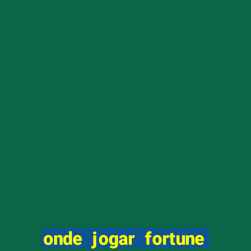 onde jogar fortune tiger demo