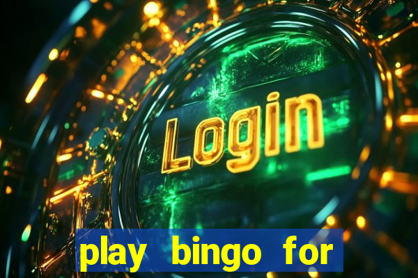 play bingo for money online