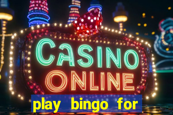 play bingo for money online