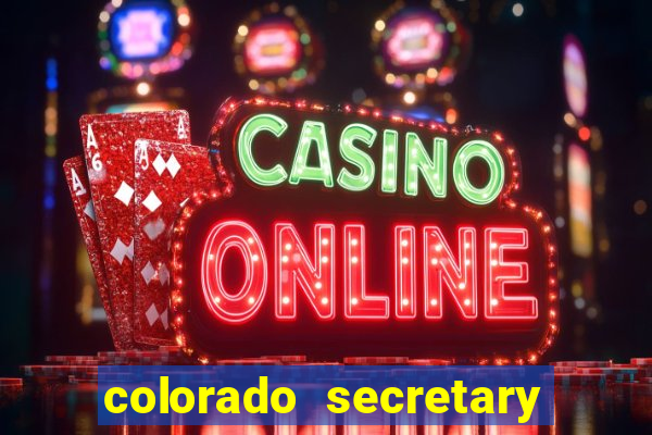 colorado secretary of state bingo