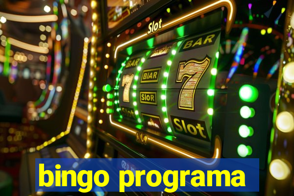 bingo programa