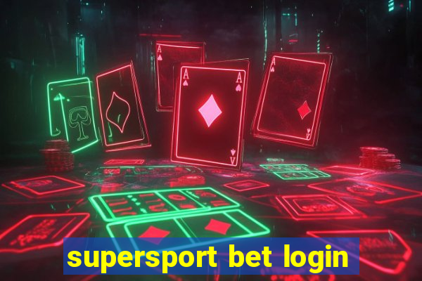 supersport bet login