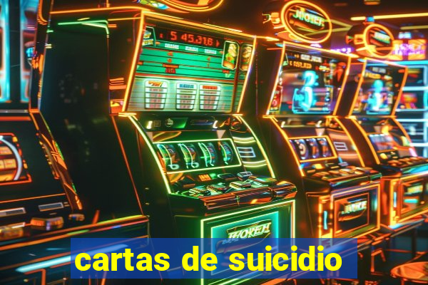 cartas de suicidio