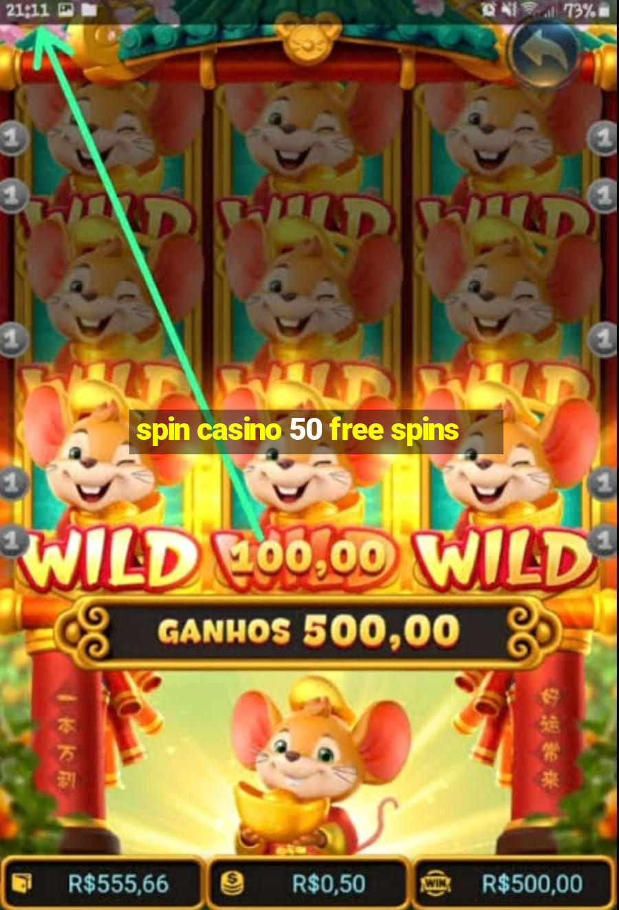 spin casino 50 free spins