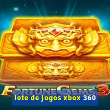 lote de jogos xbox 360