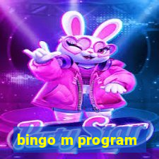 bingo m program