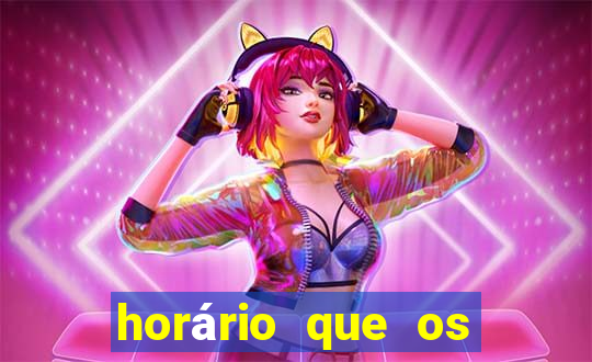 horário que os slots pagam