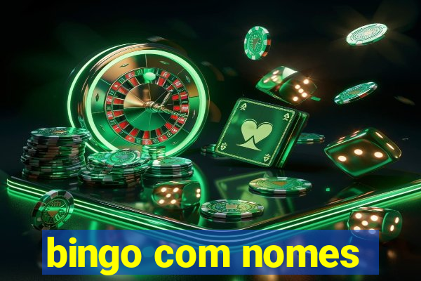 bingo com nomes