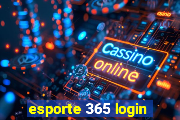 esporte 365 login