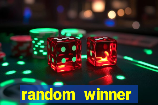 random winner triple play slot