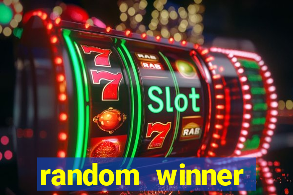 random winner triple play slot