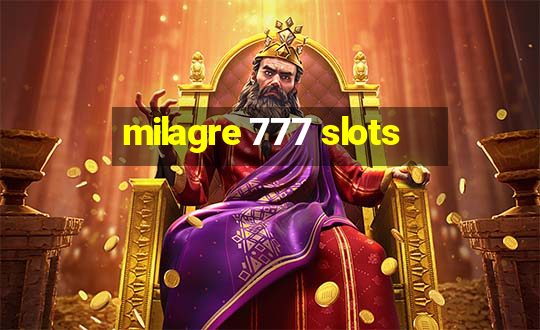 milagre 777 slots