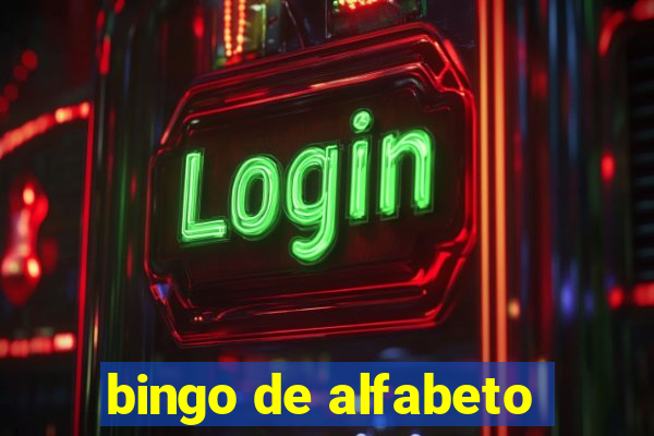 bingo de alfabeto