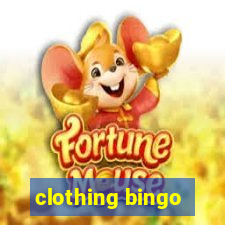 clothing bingo