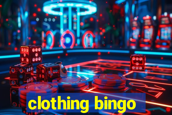 clothing bingo