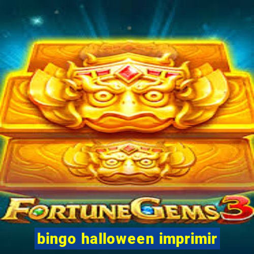 bingo halloween imprimir