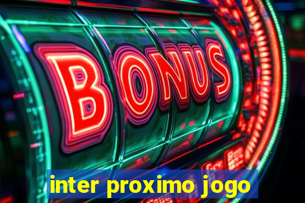 inter proximo jogo