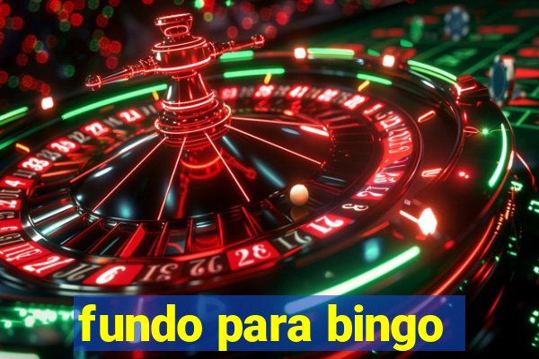 fundo para bingo