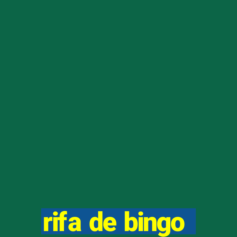 rifa de bingo