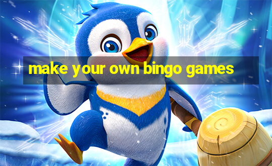 make your own bingo games