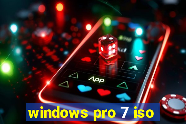 windows pro 7 iso