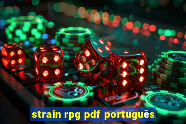 strain rpg pdf português