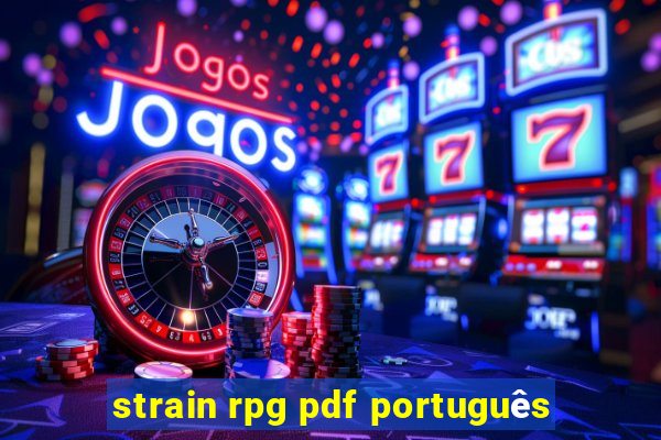 strain rpg pdf português