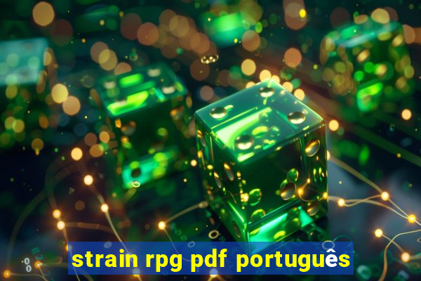 strain rpg pdf português