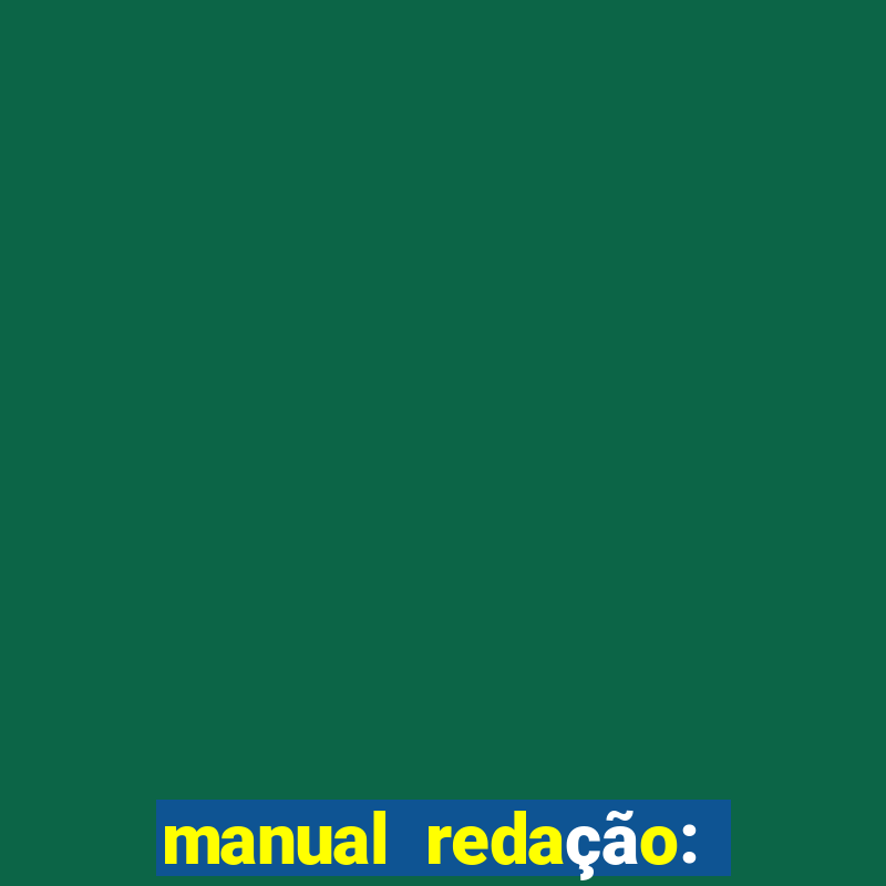 manual redação: folha pdf