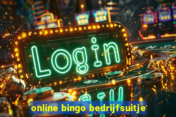 online bingo bedrijfsuitje