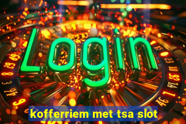 kofferriem met tsa slot