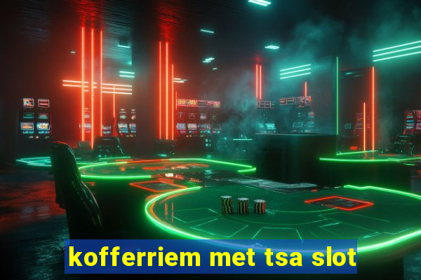 kofferriem met tsa slot