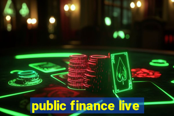 public finance live