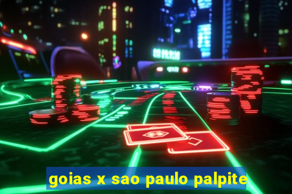 goias x sao paulo palpite